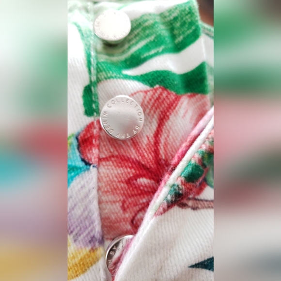 NWOT ZARA FLORAL JEANS SZ 06 - Picture 15 of 15